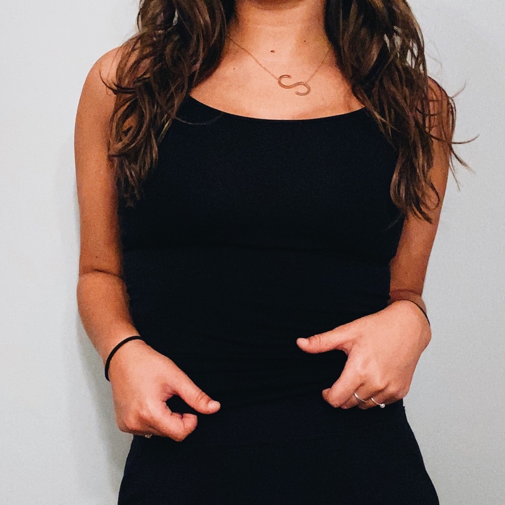 Plain Black Tank Top